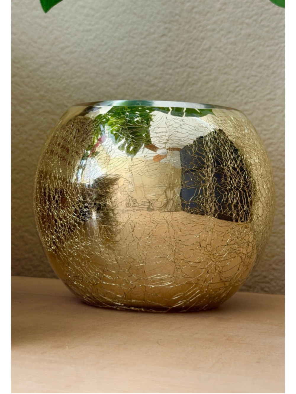 Beautiful gold candle holder